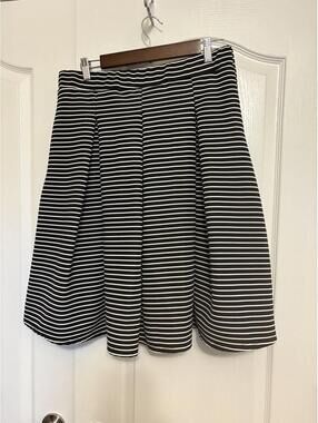Women's Black and White Skirt